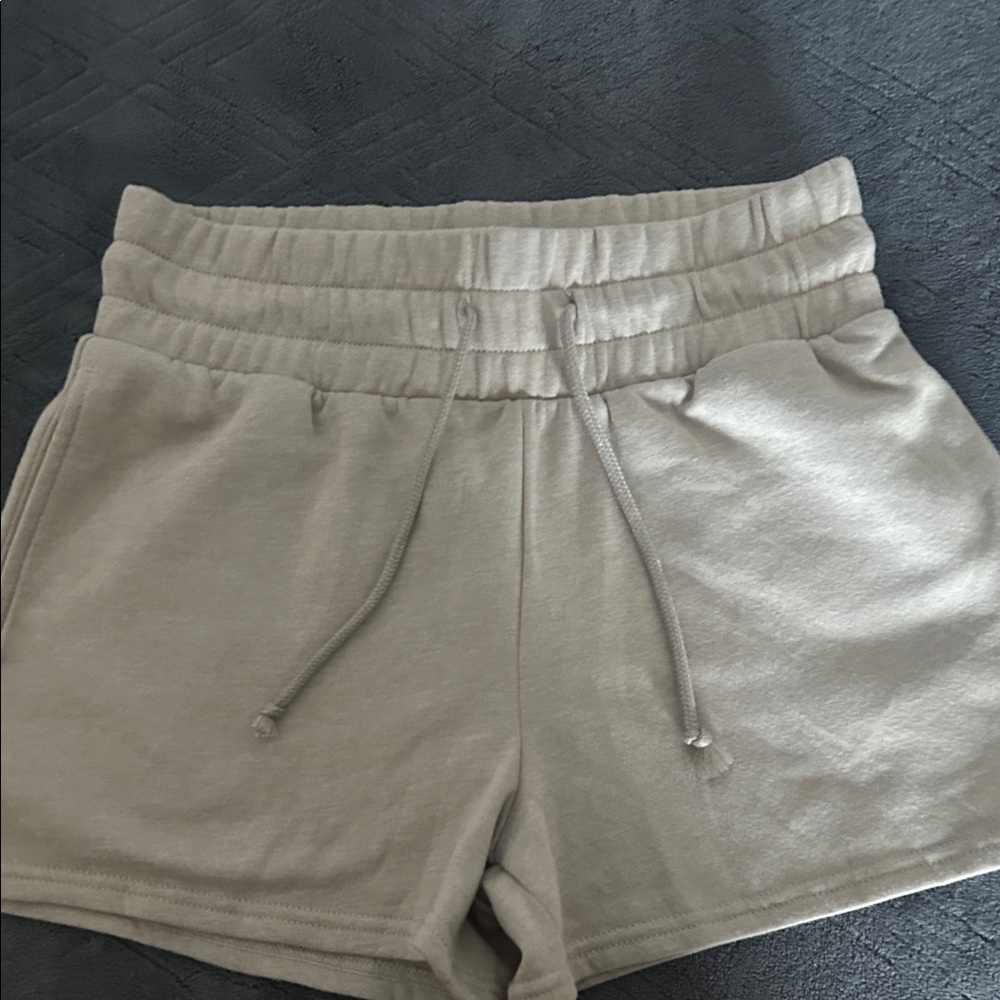 Balance Collection Light Tan Drawstring Shorts - Picture 2 of 2